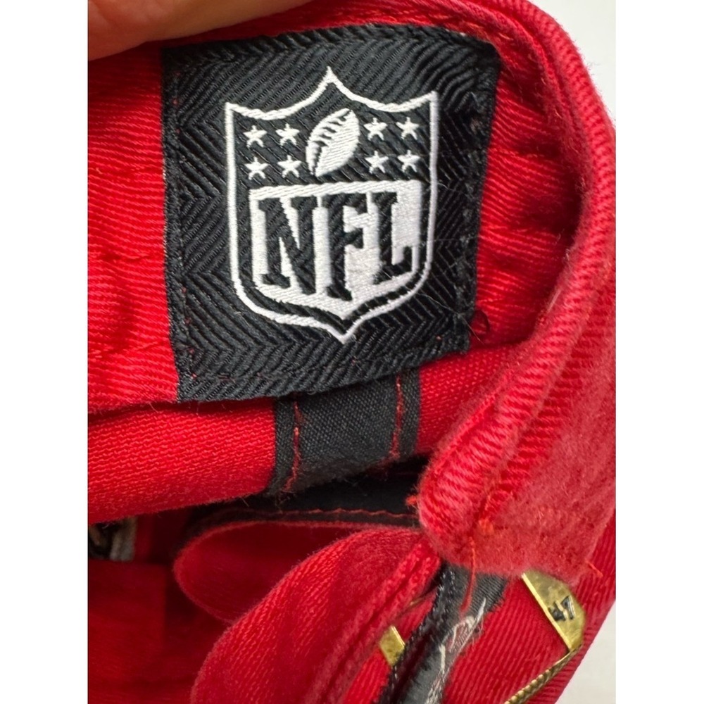 47 Brand Atlanta Falcons Core Classic Red 9Twenty Adjustable - Picture 6 of 7
